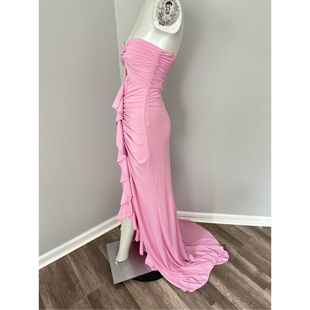 Cinq à Sept Jenna Strapless Ruffled Gown SIZE 2 - Picture 6 of 13